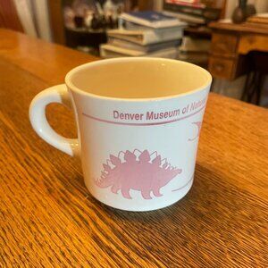Vintage Denver Museum of Natural History Dinosaurs Coffee Cup Mug Made in USA